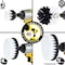 Drill Brush Power Scrubber By Useful Products 5 in W 7 in L Brush, White W-S-5542O-QC-DB - alternate 6